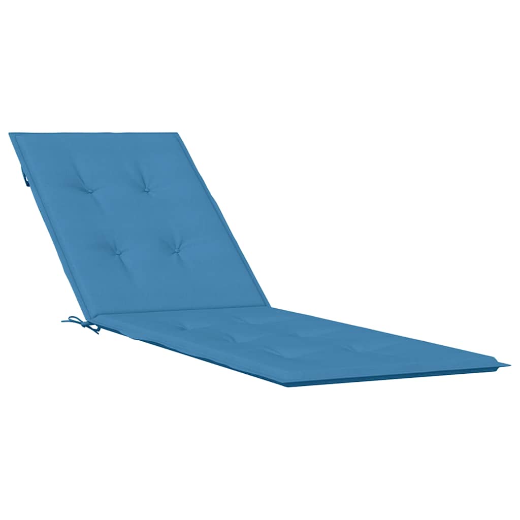 VIDAXL PATIO PATIO CHUSHIN (75+105) x 50 x 4 cm tkanina mešano modro