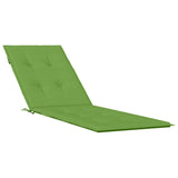 Vidaxl patio chair cushion (75+105) x 50 x 4 cm fabric mixed green