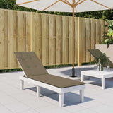 stuáilte cathaoir patio Vidaxx (75+105) x 50 x 4 cm taupe breacán fabraice