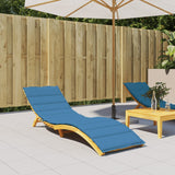 VidaXL lounger cushion 200x60x4 cm fabric mixed blue