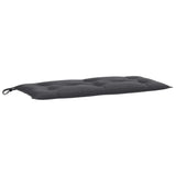 Vidaxl garden bench cushion 100x50x7 cm fabric mixed anthracite -colored