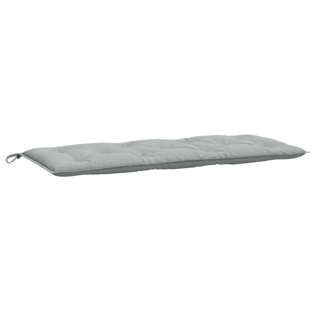 VIDAXL Garden Bench Blaža 120x50x7 cm tkanina mešano svetlo sivo