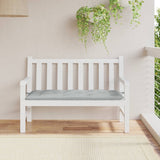 VIDAXL Garden Bench Blaža 120x50x7 cm tkanina mešano svetlo sivo