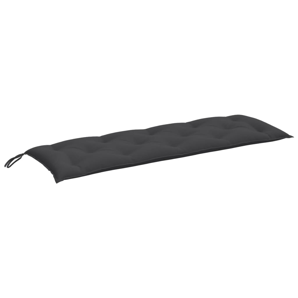 Vidaxl garden bench cushion 150x50x7 cm fabric mixed anthracite -colored