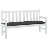 Vidaxl garden bench cushion 150x50x7 cm fabric mixed anthracite -colored