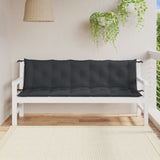 Vidaxl Garden bench cushions 2 pcs 180x50x7 cm fabric mixed anthracite color