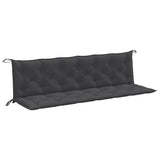 VIDAXL Garden Bench blazine 2 St 200x50x7 cm tkanina mešana barva antracita