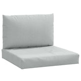 Vidaxl Pallet cushions 2 st fabric mixed light gray