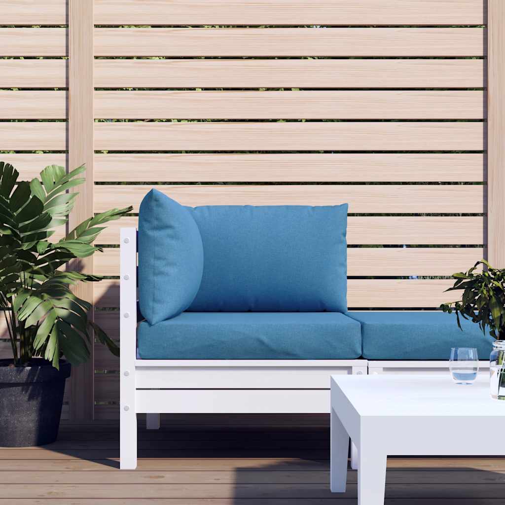 Vidaxl Pallet cushions 3 st fabric mixed blue