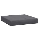 Vidaxl Pallet cushion 60x60x9.5 cm Fabric mixed anthracite -colored