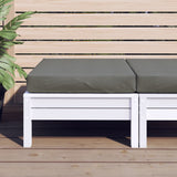 Vidaxl paleta blazina 60x60x10 cm tkanina pomešana temno siva