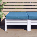 Vidaxl Pallet Cuscino 60x60x9,5 cm tessuto miscelato blu