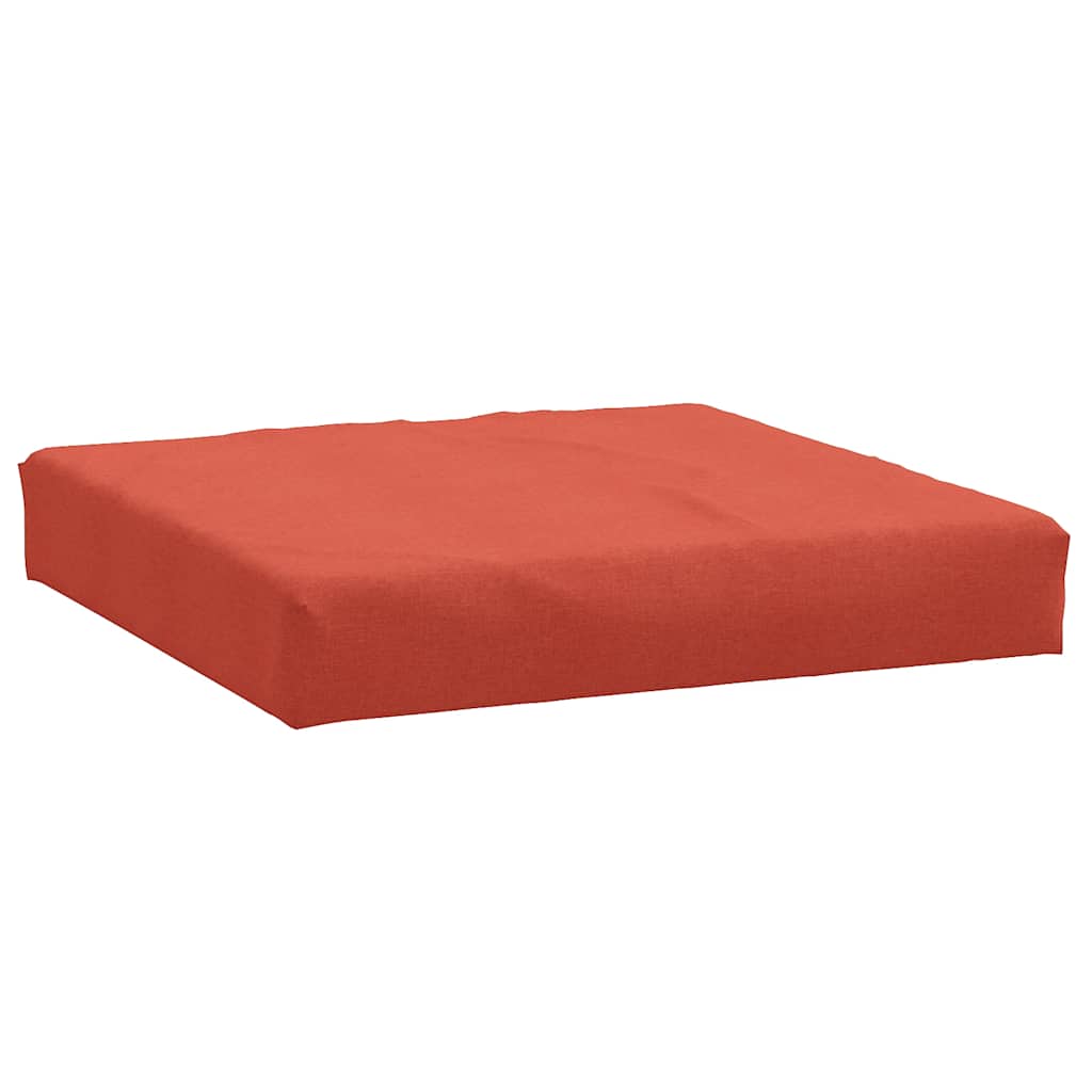 Vidaxl Pallet cushion 60x60x9.5 cm Fabric mixed red