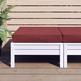 Vidaxl Pallet Cuscino 60x60x9.5 cm tessuto misto rosso