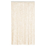 Vidaxl Fly Cundain 100x200 cm Chenille Beige a bílá