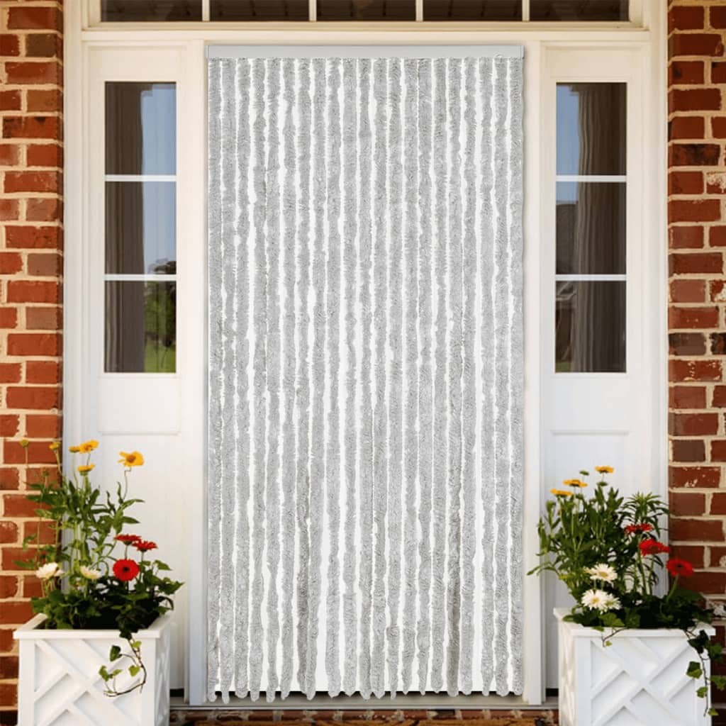 Vidaxx fly curtain 90x200 cm chenille gray