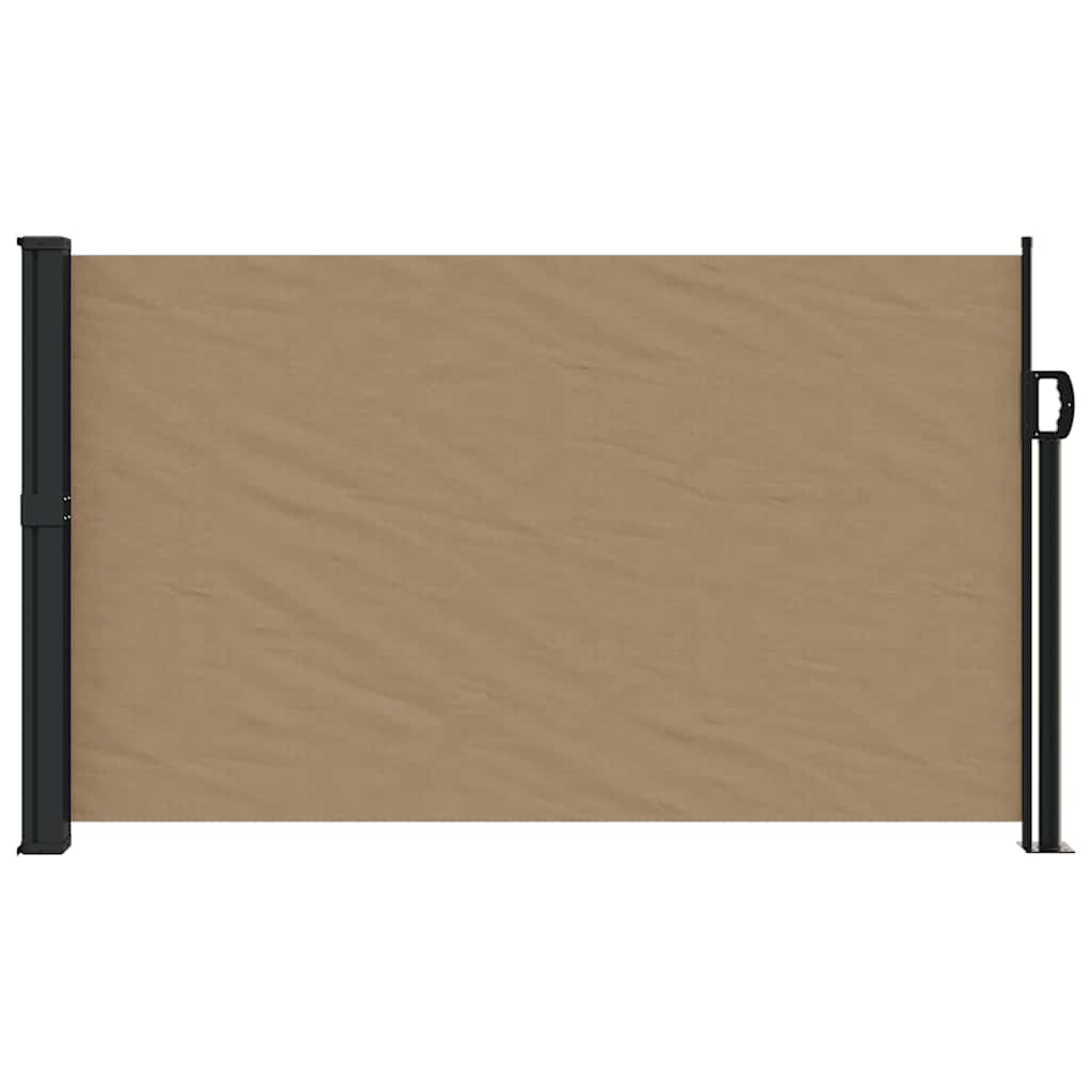 VidaXL Windshield Extendable 117x300 cm Taupe