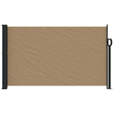 VidaXL Windshield Extendable 117x300 cm Taupe