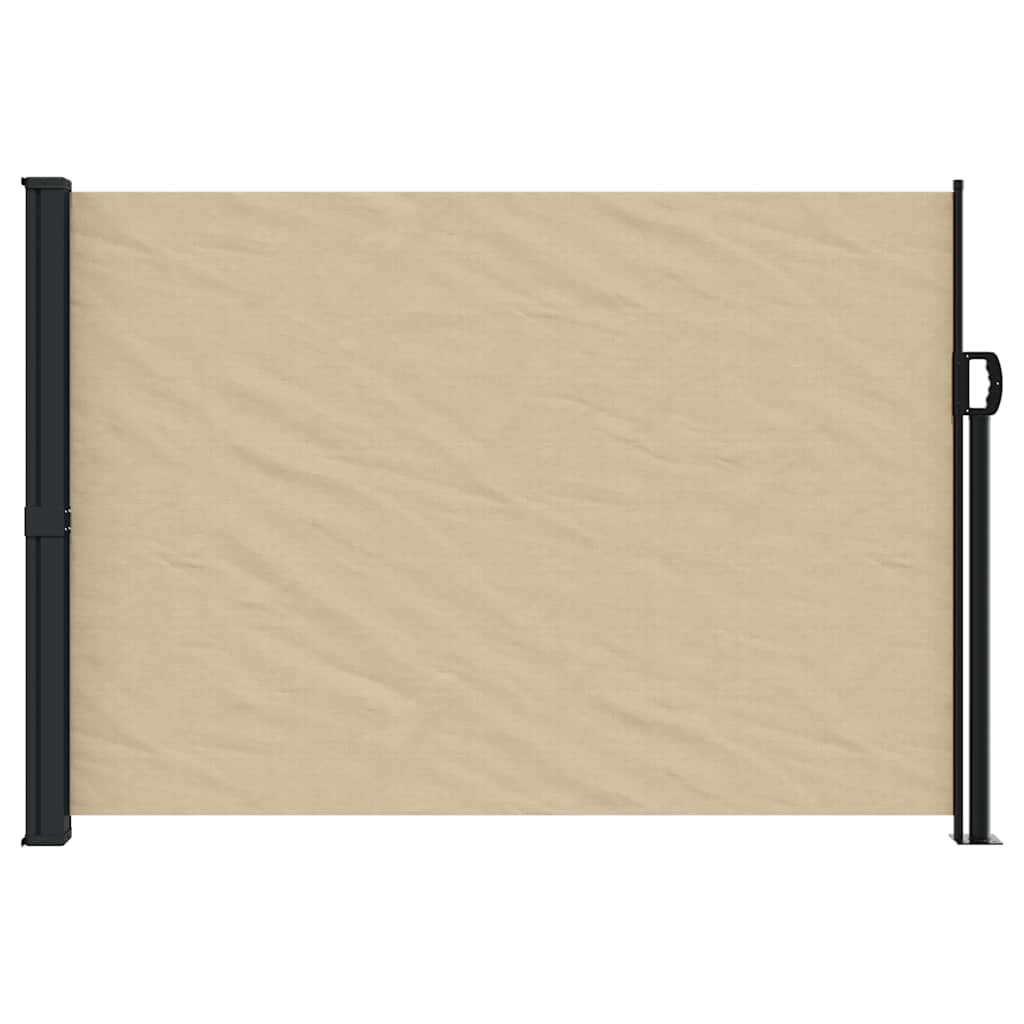VidaXL Windshield Extendable 140x300 cm Beige