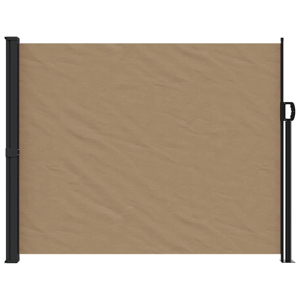 VidaXL Windshield Extendable 160x300 cm Taupe