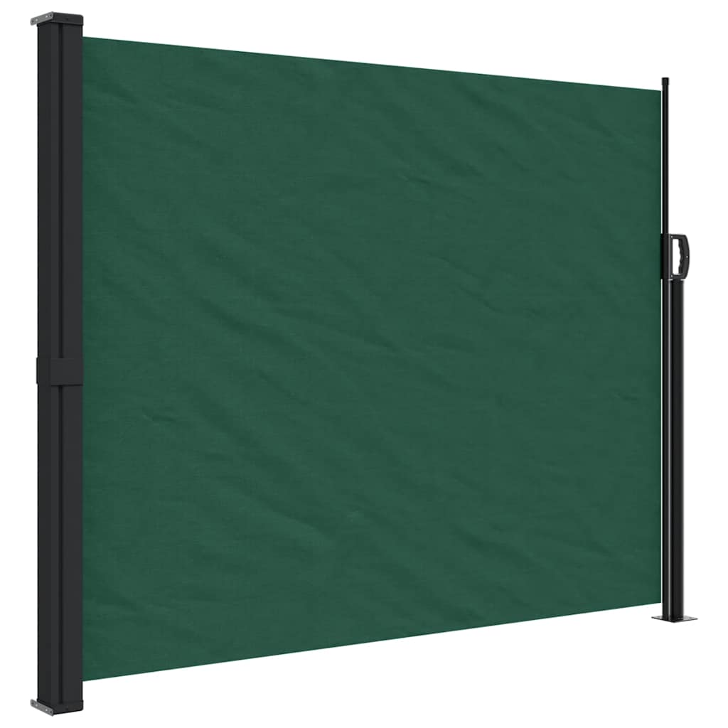 Vidaxl windshield Extendable 160x300 cm dark green