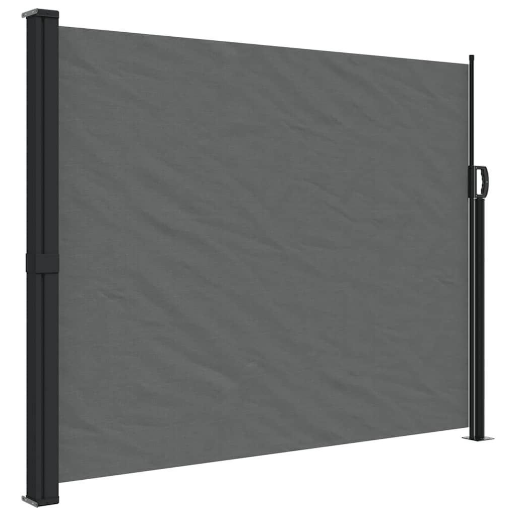 VidaXL Windshield Extendable 160x300 cm Anthracite -colored