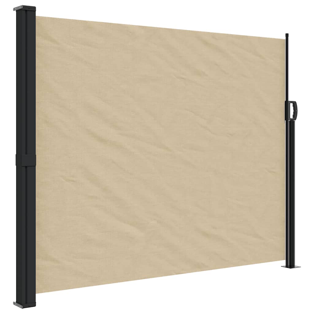 Vidaxl windshield retractable 170x300 cm beige