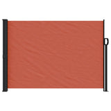 VidaXL Windshield Extendable 140x500 cm Terracotta