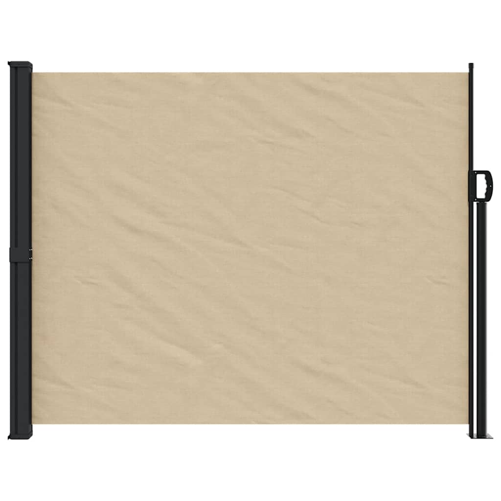 VidaXL Windshield Extendable 160x500 cm Beige