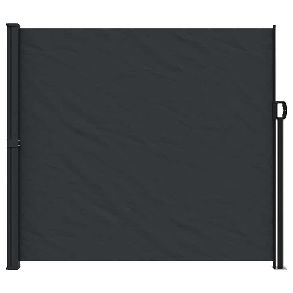 VidaXL Windshield Extendable 180x500 cm Black