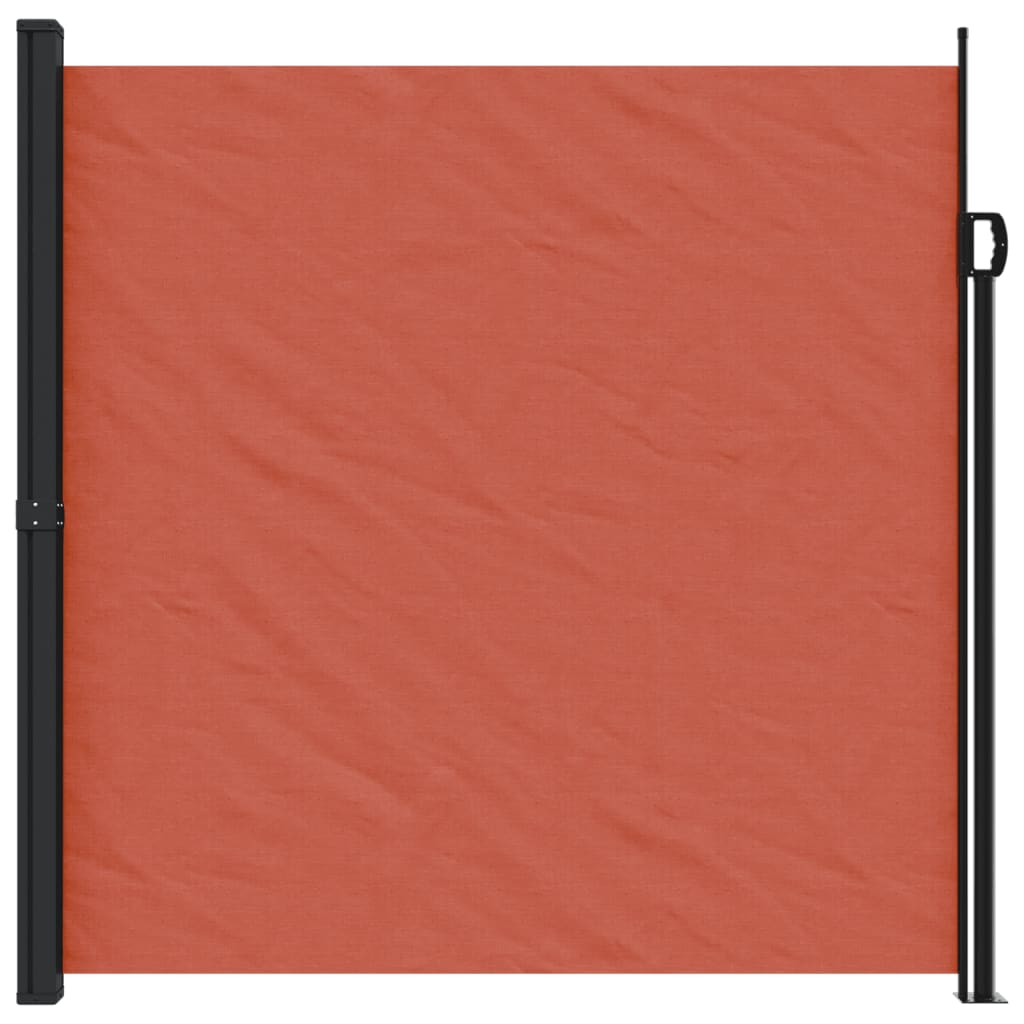 VidaXL Windshield Extendable 200x500 cm Terracotta