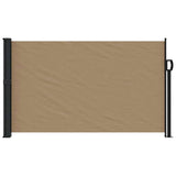 VidaXL Windshield Extendable 120x600 cm Taupe