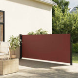 VidaXL Windshield Extendable 140x600 cm brown