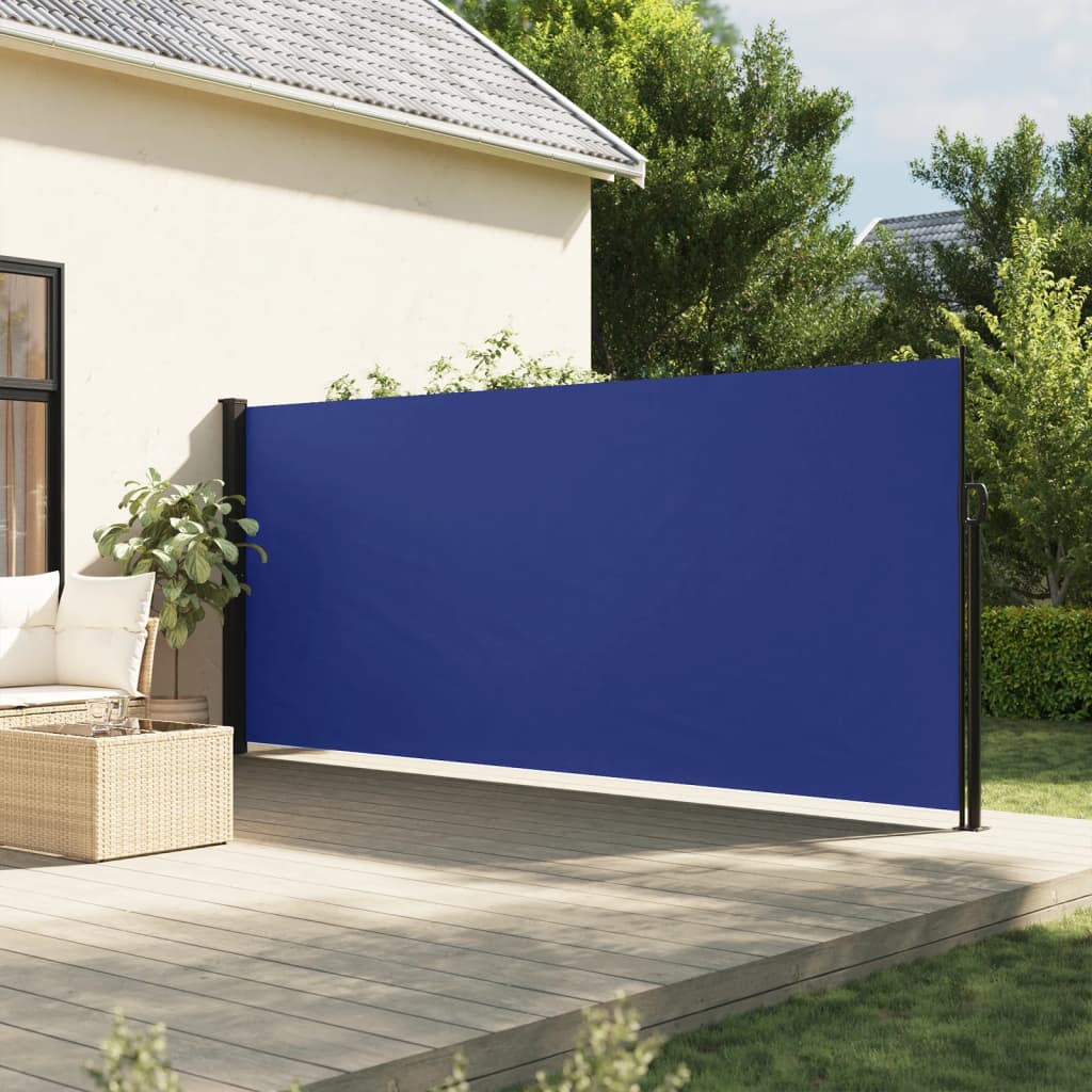 VidaXL Windshield Extendable 180x600 cm blue