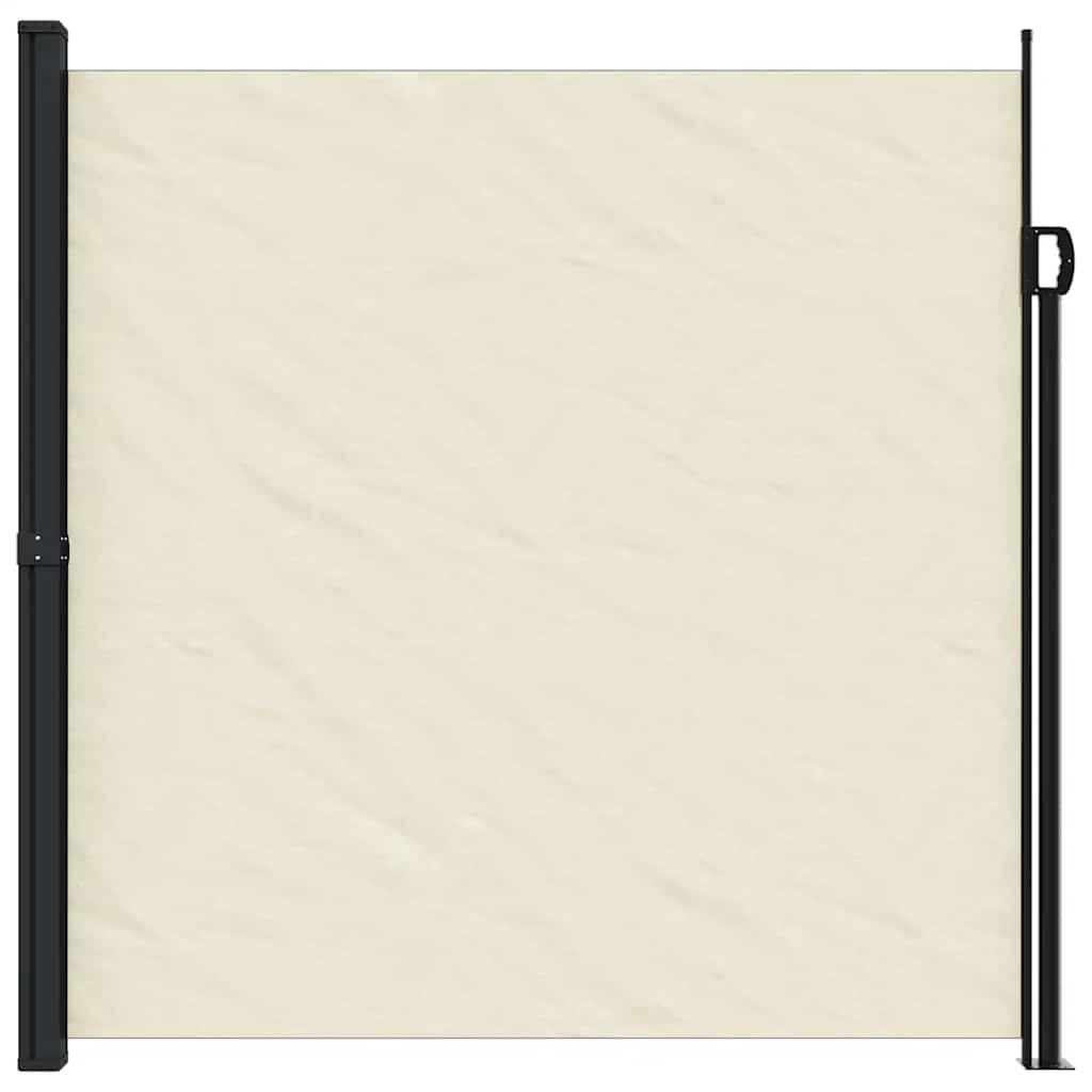 VidaXL Windshield Extendable 200x600 cm cream -colored