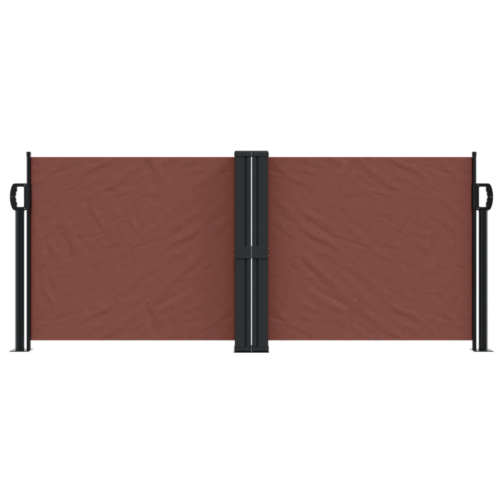 VidaXL Windshield Extendable 100x600 cm brown
