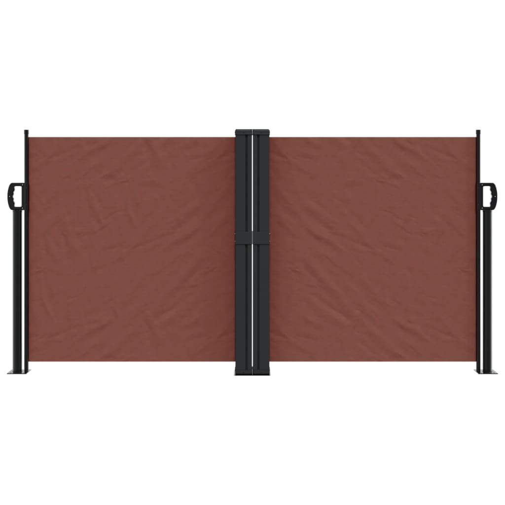 VidaXL Windshield Extendable 120x600 cm brown
