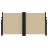VidaXL Windshield Extendable 120x600 cm Beige
