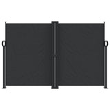 VidaXL Windshield Extendable 160x600 cm Black