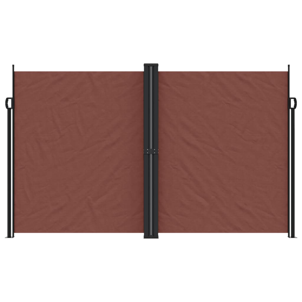 Pare-brise Vidaxl extensible 200x600 cm brun