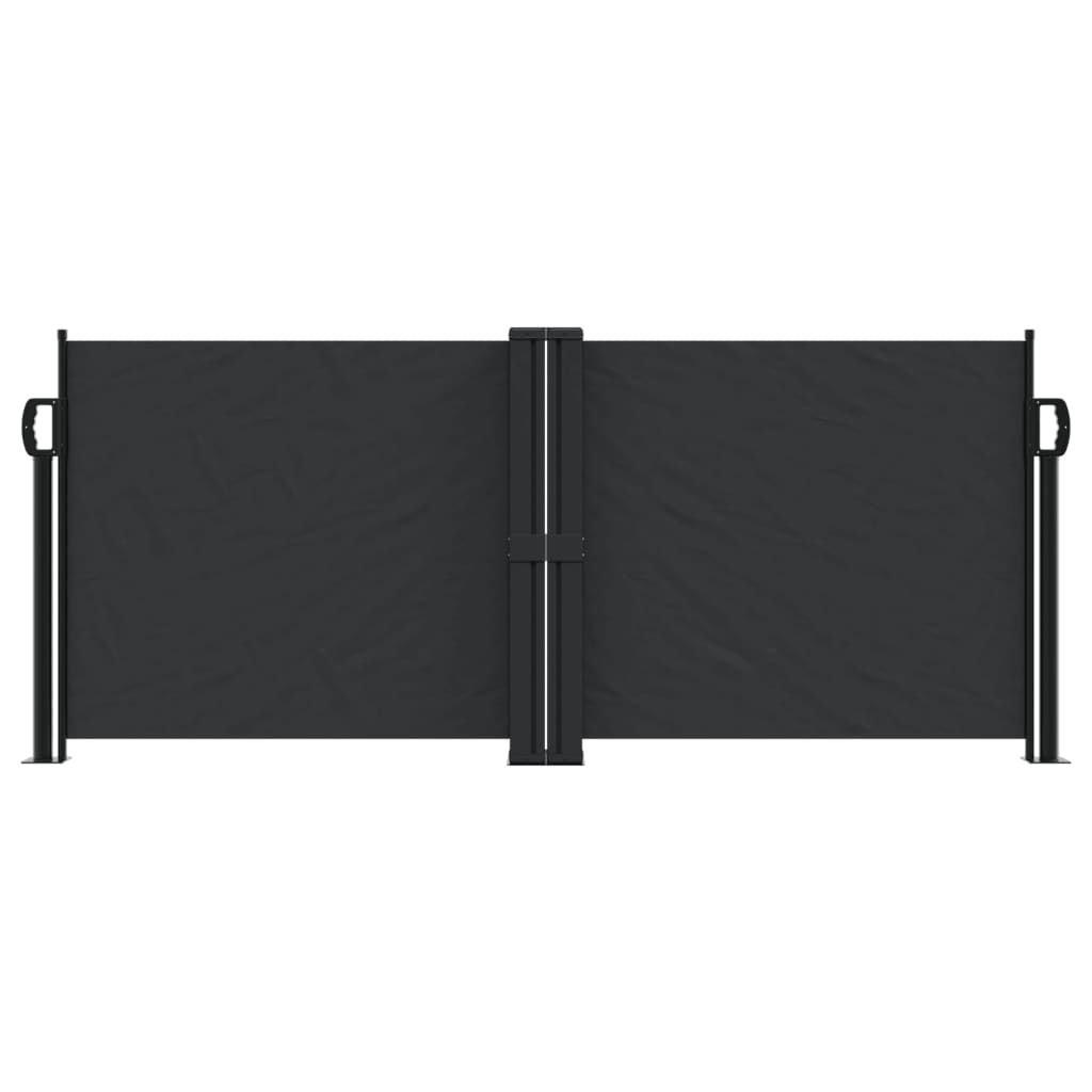 VidaXL Windshield Extendable 100x1000 cm Black