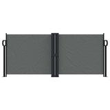 VidaXL Windshield Extendable 100x1000 cm Anthracite