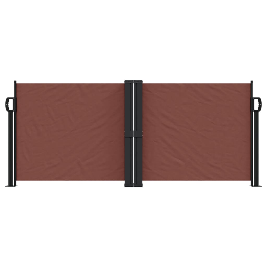 VidaXL Windshield Extendable 100x1000 cm brown