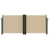 VidaXL Windshield Extendable 100x1000 cm Beige