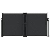 VidaXL Windshield Extendable 120x1000 cm Black