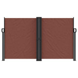 Pare-brise Vidaxl extensible 140x1000 cm brun