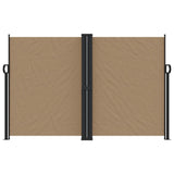 Pare-brise vidaxl extensible 160x1000 cm taupe