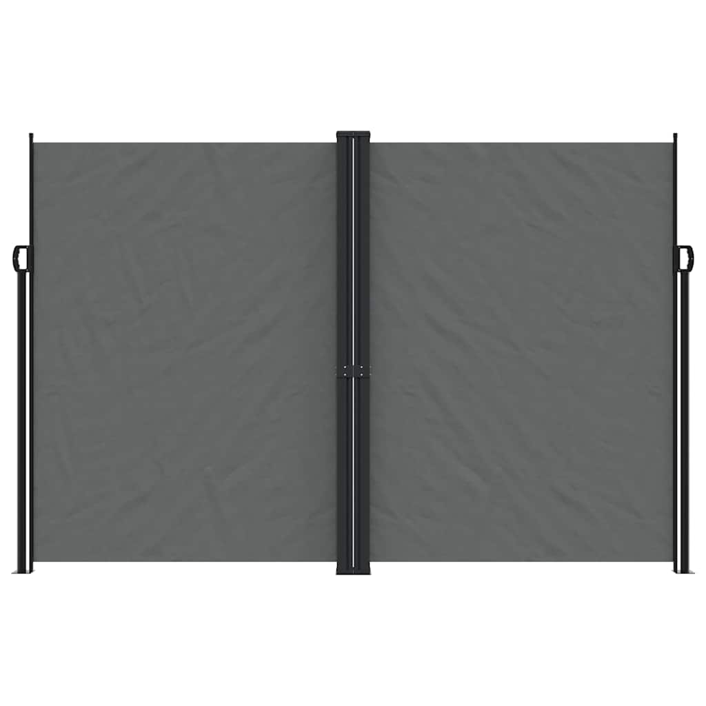 VidaXL Windshield Extendable 220x1000 cm Anthracite -colored