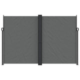 VidaXL Windshield Extendable 220x1000 cm Anthracite -colored