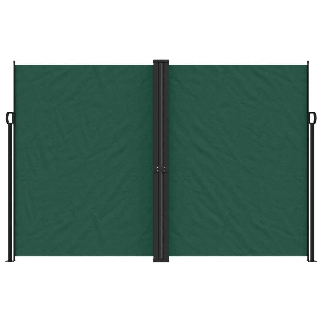 VidaXL Windshield Extendable 220x1000 cm dark green